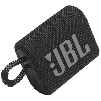 Go 3 - Portable Waterproof Speaker - Bold Style and Big Sound Wherever You Go - Black