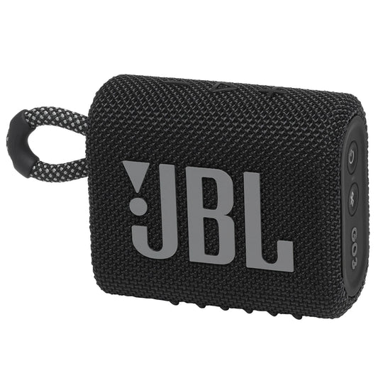 Go 3 - Portable Waterproof Speaker - Bold Style and Big Sound Wherever You Go - Black