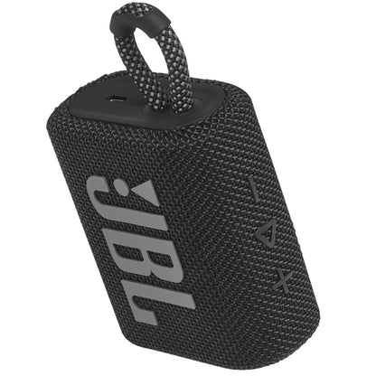 Go 3 - Portable Waterproof Speaker - Bold Style and Big Sound Wherever You Go - Black